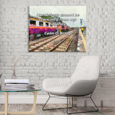 Astoria Grand Gallery Wrapped Canvas By Colin O'Brady: "Our defeats cannot be separated from our vict