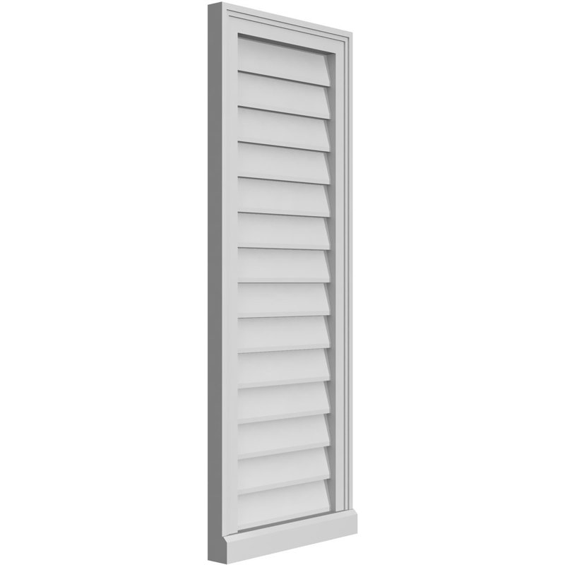 Cadre de seuil Brickmould, brun clair apprêté, H 42 po x l 16 po x P 2 po