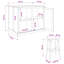 Solid Wood Kitchen Island Set
