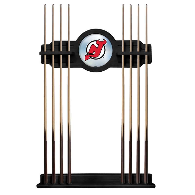 Porte-queues de billard 14 po NHL, Noir, New Jersey Devils