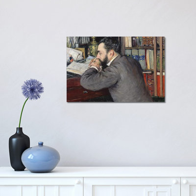 Portrait of Henri Cordier (Teacher at the School of Oriental Languages) by Gustave Caillebotte - 1 Piece Wrapped Canvas Painting