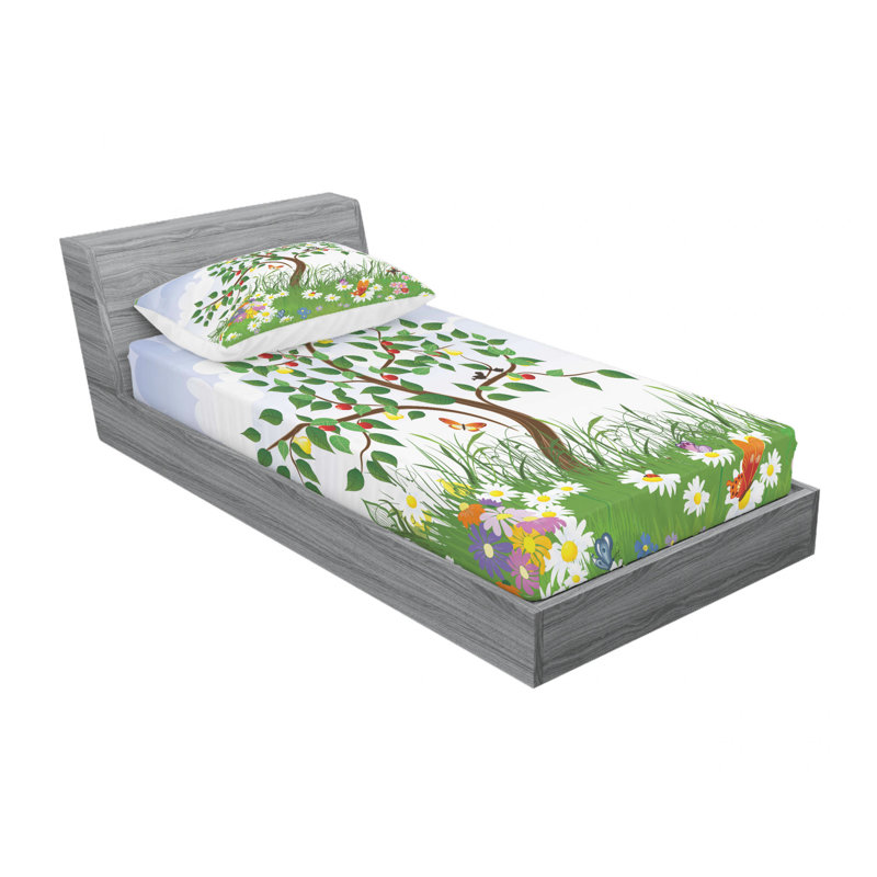Microfiber Sheet Set, Twin XL Sheet Set with Fitted Sheet