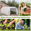 Anestis 50 Ft W x 25 Ft D Hobby Greenhouse