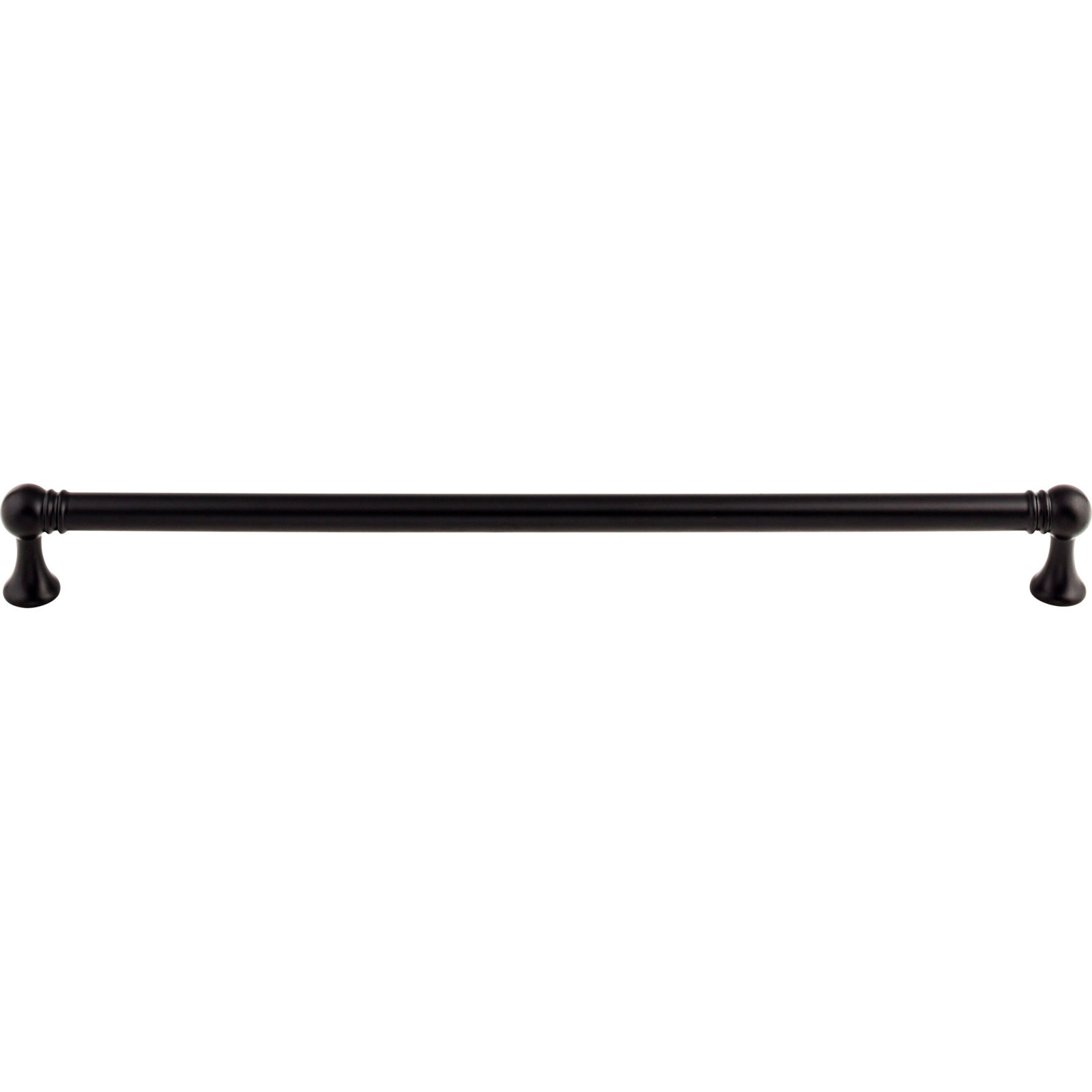 Kara Bar Cabinet Pull, 12", Flat Black