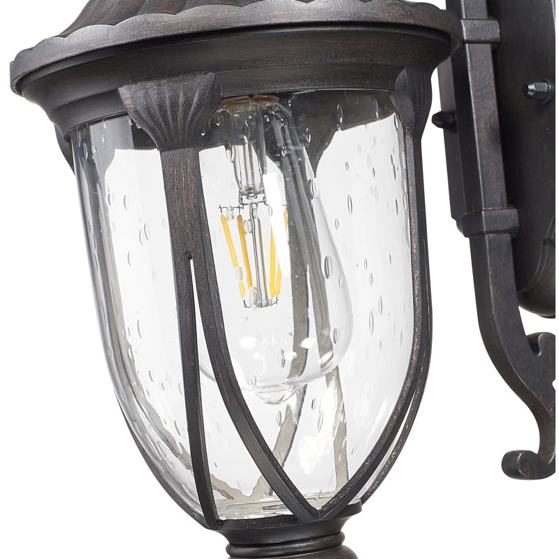 Angie Wall Light, 16.5" H x 6.75" W x 9" D, Matte Black