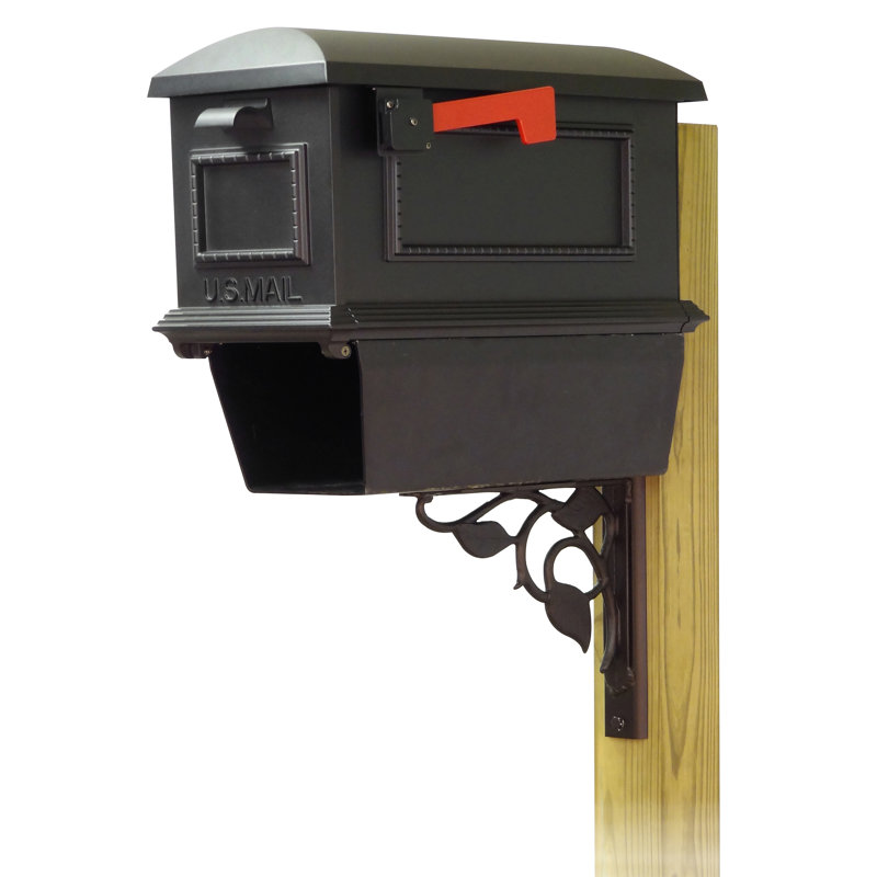 Aluminum Post Mounted Mailbox