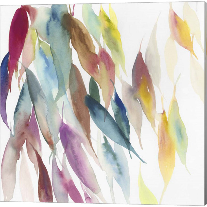 " Fallen Colorful Leaves I & II " by Tom Reeves 2 - Pieces