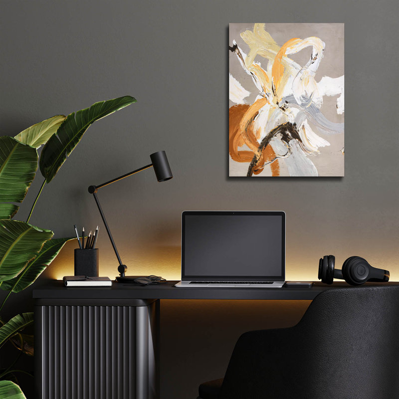  «Go Ahead» par Design Fabrikken, art mural en acrylique, 12 po x 16 po