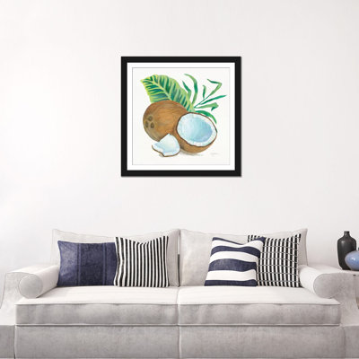 « coco palm ii », reproduction sur toile tendue