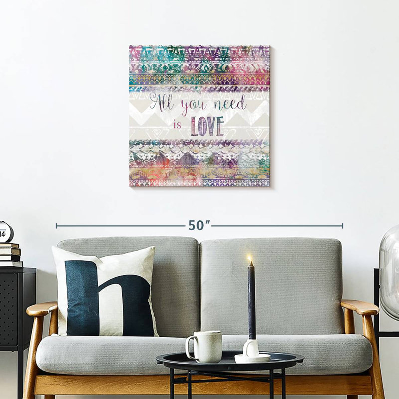 Boho Love, H 24 po x l 24 po