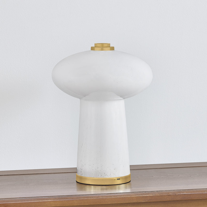 Fords Rechargeable Table Lamp in Aged Brass