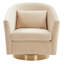 Fauteuil demi-tonneau pivotant de 75,99 cm de large Skye-51837859-70607349
