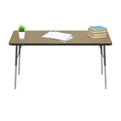 Rectangle T-Mold Adjustable Height Activity Table