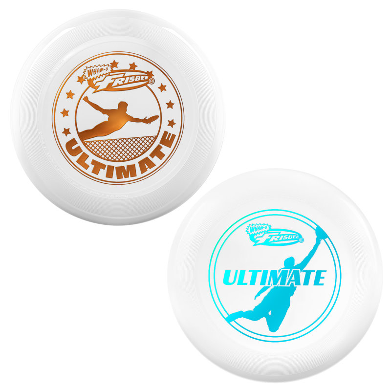 Disque volant Wham-O Frisbee officiel ultime 175g, 10,75 pouces, formation professionnelle, paquet de 2