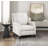 Zinca 30" Traditional Textured Fabric Push Back Reclining Chair with Sophisticated Nailhead Trim & Exposed Wood Feet