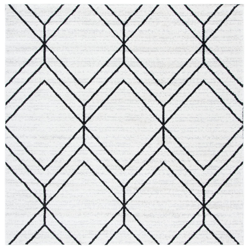 Marrufo Performance Geometric Rug, Square 8'