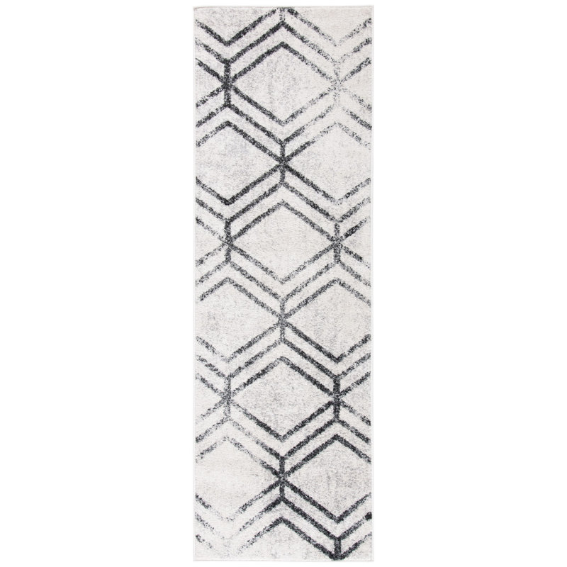Brimmer Performance Geometric Rug, Runner 2'6" x 12'