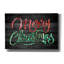 «Merry Christmas Licence Plates» par Design Turnpike, estampe numérique sur toile-2080414990