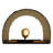 Zebra Flush Mounted Sconce