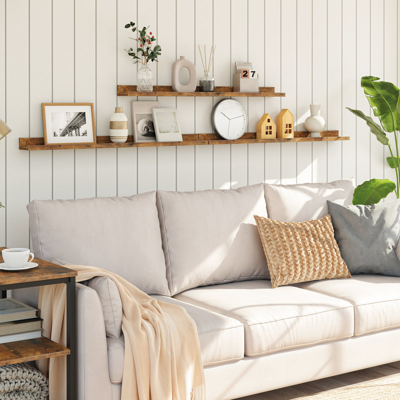 Eito 3 Piece Wall-Mounted Floating Shelves, Floating Shelf