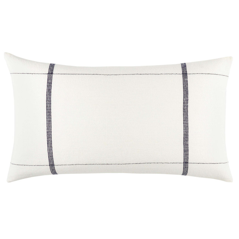 Taie décorative Atherton, Bleu marine, Très grand