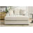 55" Oversized Chaise Lounger Modern Style Sofa Couch ,with Pillows, Charge Station & Cup Holders, Chenille Fabric, Cream-2065235888