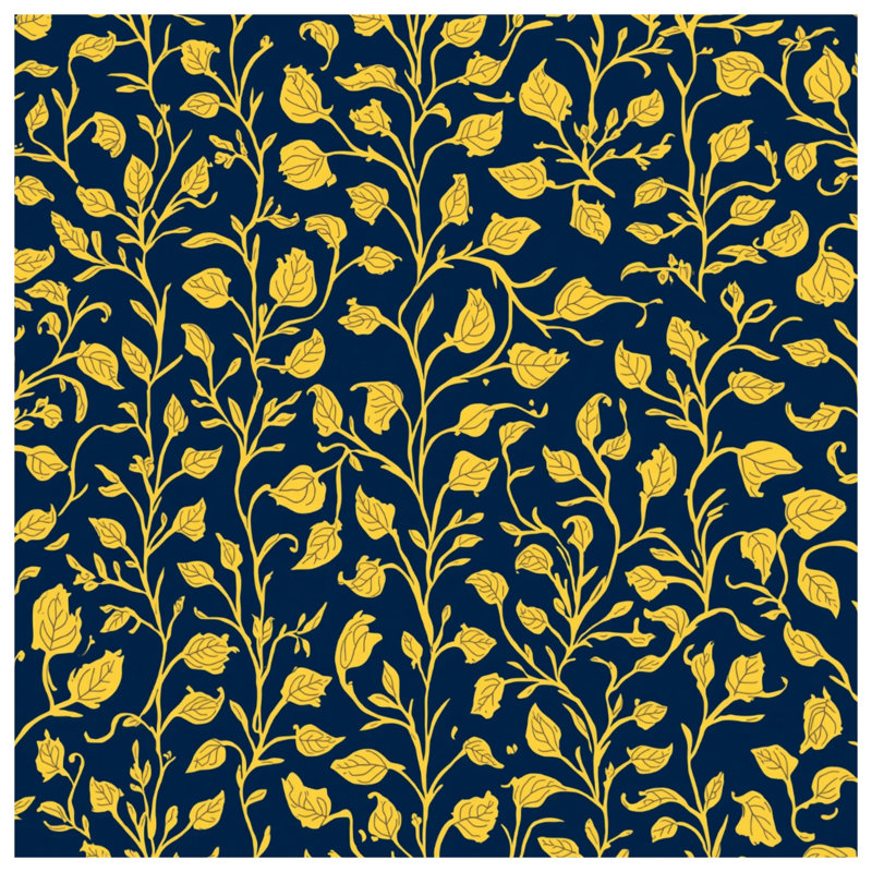 Édredon jaune à motif floral, King