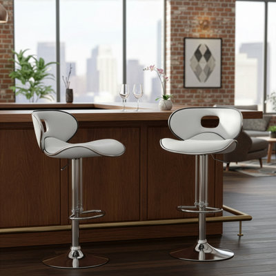 Tabouret tournant à hauteur réglable Kaylem