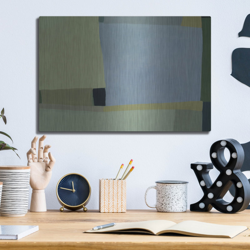 Ivy Bronx 'Lorettas View 6' by Tamar Zinna Metal Wall Art, 12" H x 16" W