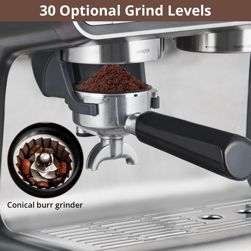 20 Bar Automatic Espresso Coffee Maker With Milk Frother For Home Barista