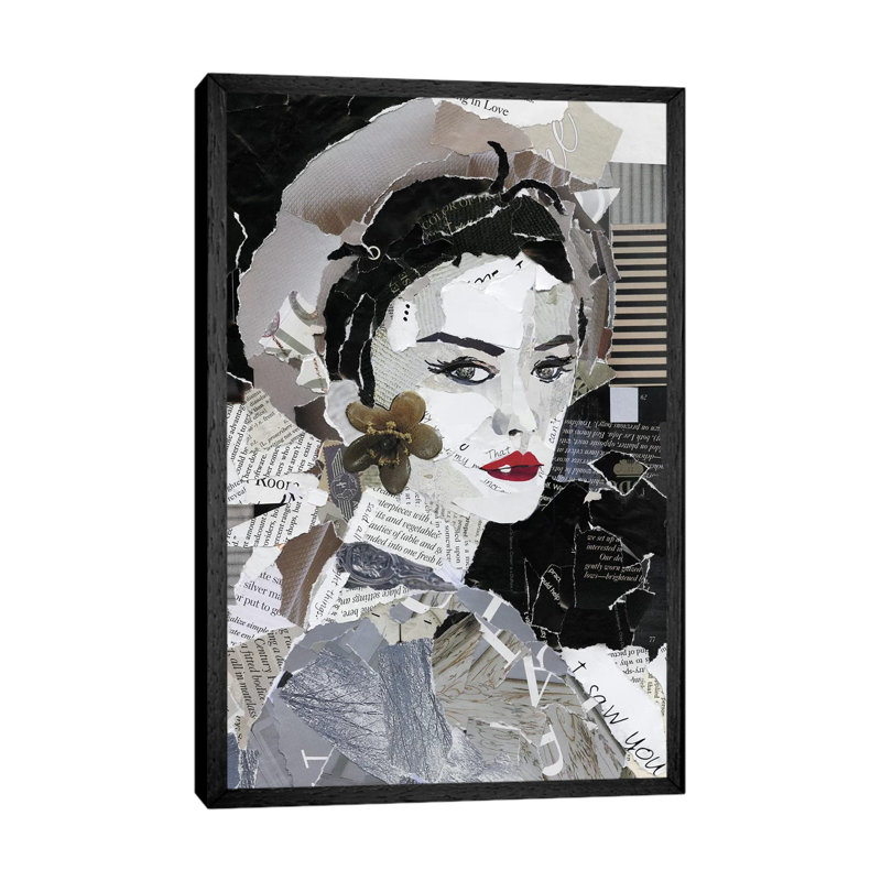 Runway Pause by Carol Robinson - Print on Canvas, 152.5 cm H x 101.5 cm W, Black Framed