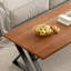 Table basse en cerisier massif et acier-1130324884