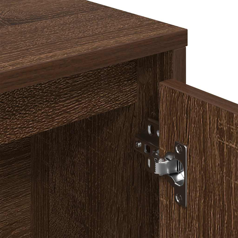 Bookcase 89X24x101.5 Cm Engineered Wood, Brown Oak