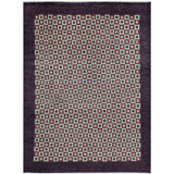 Gabbeh Hand-Knotted High-Quality Black and Red Area Rug