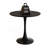Black Round Table, Modern Dining Table, MDF Top And Steel Base Tulip Round Kitchen Table, Mid Century Coffee Table For Living Room 24 Inch,Kitchen Table,Oval Dining Table,Gift For Mother's Day-351242499