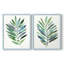 Palm Frond Flow III - reproduction encadrée de qualité supérieure - prête à être accrochée - aucun clou requis - aucun clou requis-1731871594-1731871599