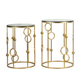 Forsythe Glass Top Nesting Tables