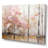 Minimalism Pink And Gold Forest On Canvas Print-548048972-548048975
