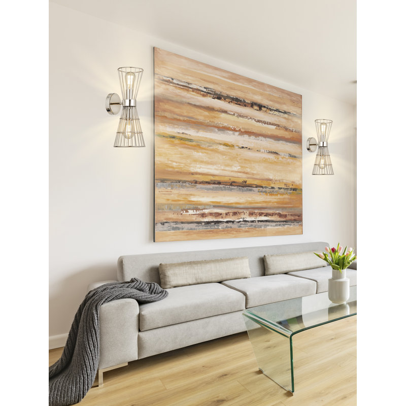 Palethorp Armed Sconce, Polished Nickel