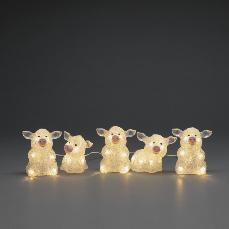 Fivers Christmas Decoration, Warm White