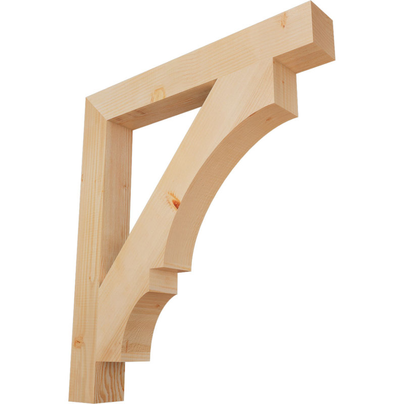 Support de bloc Balboa, Sapin de Douglas lisse, L 3 1/2 po x P 30 po x H 34 po