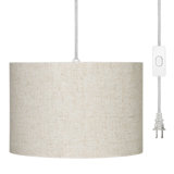 Luminaire suspendu tambour simple à 1 lumière James