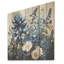 Blue Bonnets, fleurs blanches - Blue Bonnets, art mural sur bois de pin naturel-1505277814