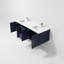 Ensemble de meuble-lavabo double mural 60 "Geneva-87285962-112899376