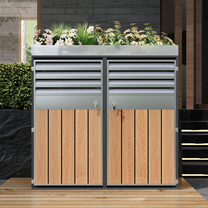 Metal Double Bin Store