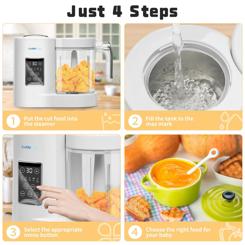 YUKOOL Food Processor, White