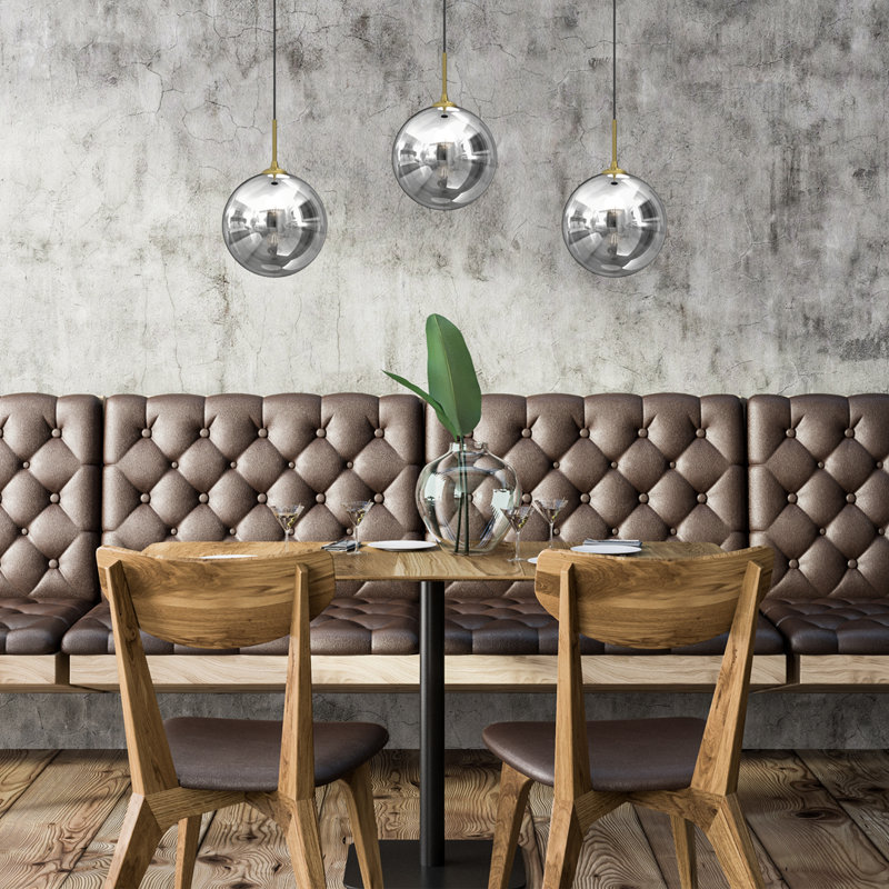 Reflex 3 - Light Silver Kitchen Island Pendant