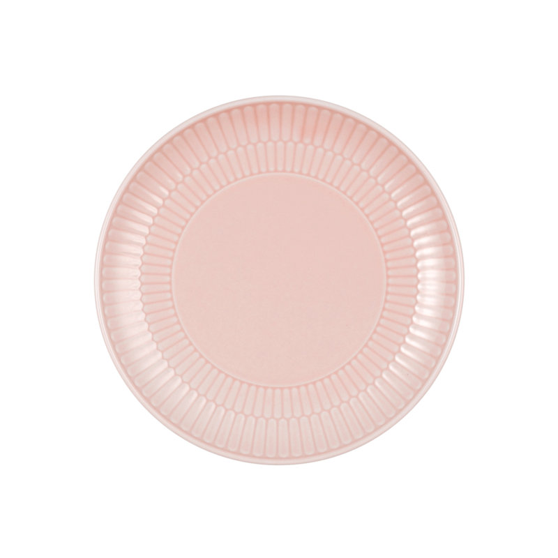 18 Piece Bone China Dinnerware Set, Service for 6, Pink