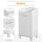 Tilt Out Laundry Hamper Cabinet, 31", White Bathroom Organizer, Storage, Added Maximize Unused Space, Stable Build 31" Storage Hamper, Extra Utilize Corners, And