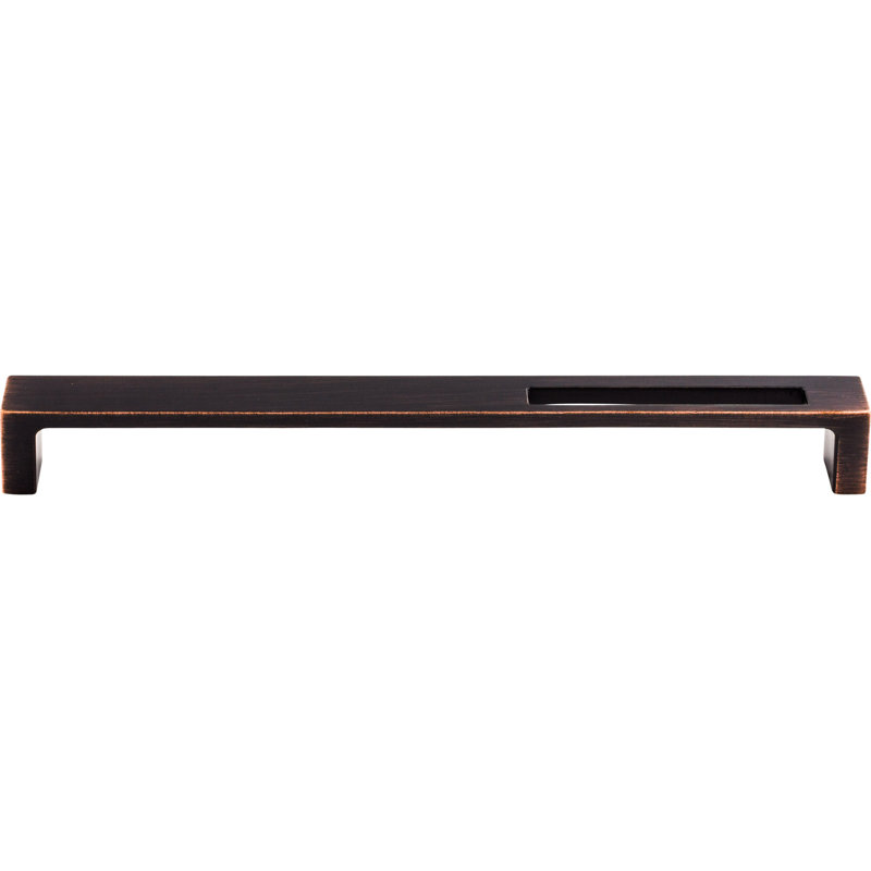 Modern Metro Slot Bar pull, 9" Center to Center, Tuscan Bronze
